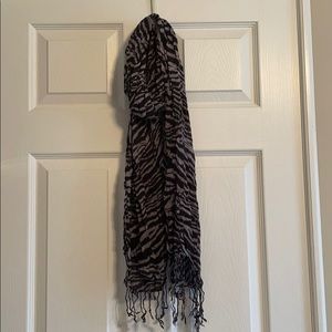 New York & Company Zebra Print Scarf